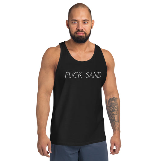 Fuck Sand Tank Top - Black | Mens
